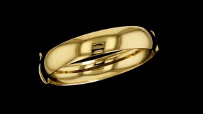 Italian 14kt Yellow Gold Bangle Bracelet