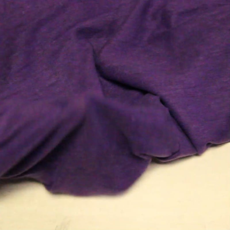 Vidéo: Jersey 100% lin - Violet