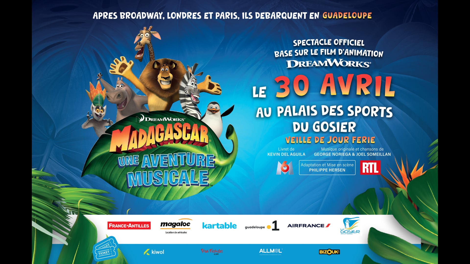 SPOT TV | Comédie musicale Madagascar – Première en Outre-mer