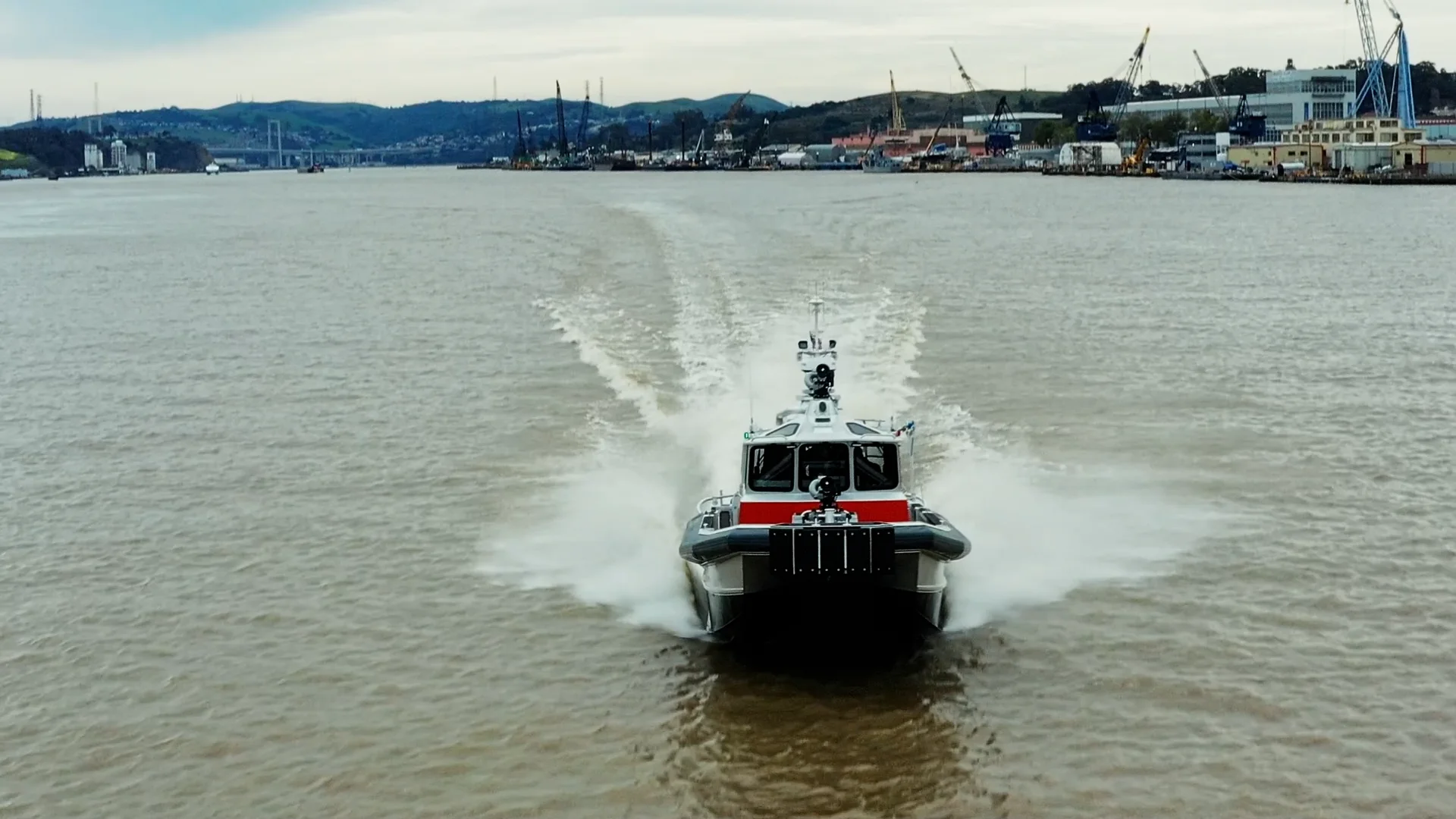 MOOSE BOATS DELIVERS M2-36 OUTBOARD POWERED CATAMARAN TO THE SANTA