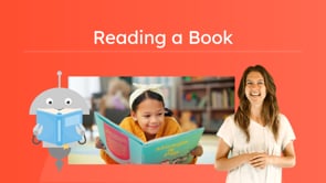 Reading a book