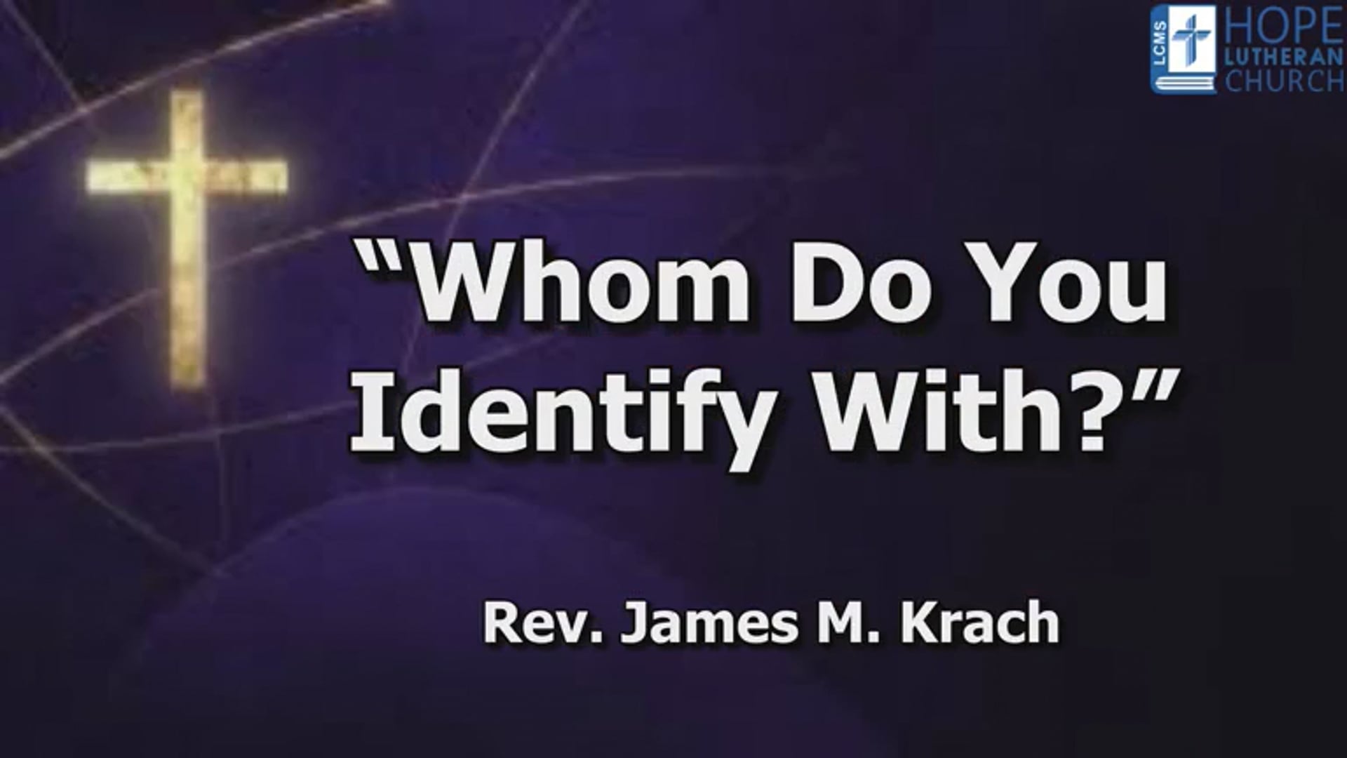 Hope Lutheran Church - Sermon - March 30, 2025