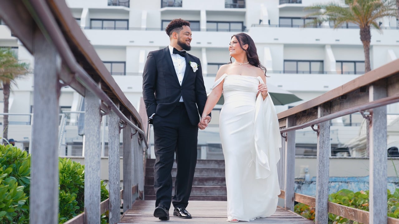 Erica & Tyrees wedding film at Marriott Harbor Beach