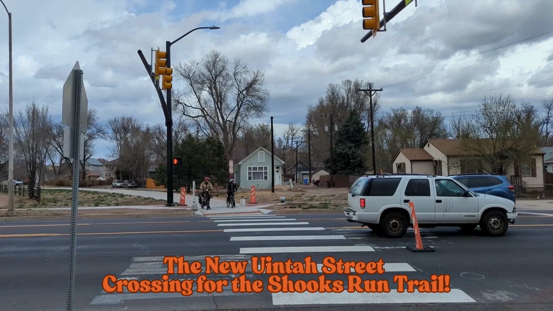 The new Shooks Run Trail crossing @Uintah Street