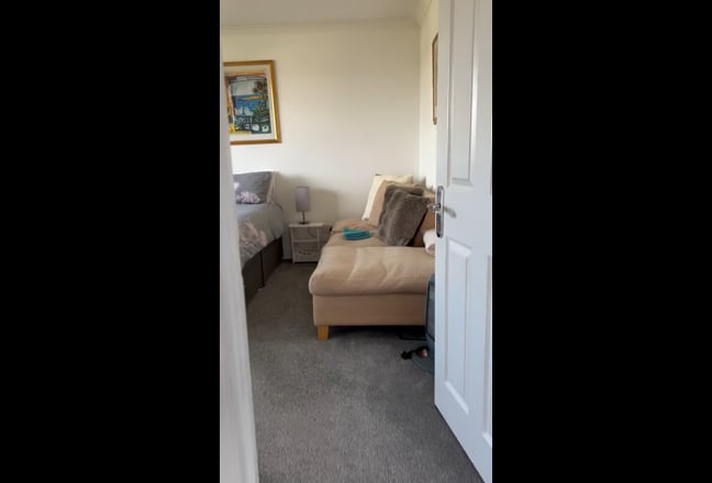 Video 1: Your double bedroom with sofa