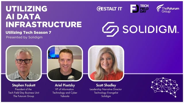 UT07x08 - Deploying AI Data Infrastructure in the Datacenter with Ariel Pisetzky of Taboola - Utilizing Tech