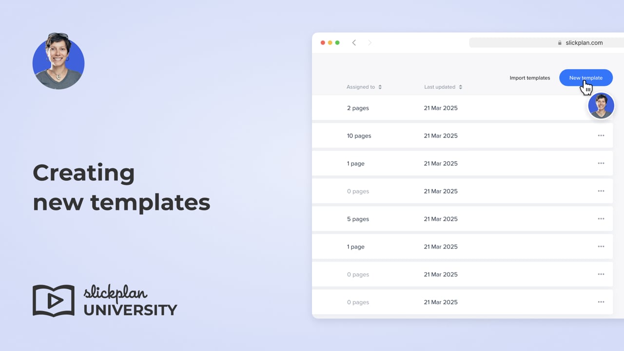 Creating new templates