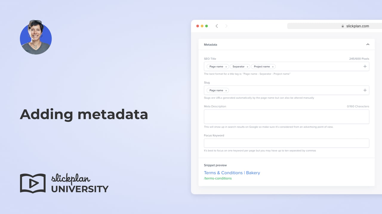 Adding metadata