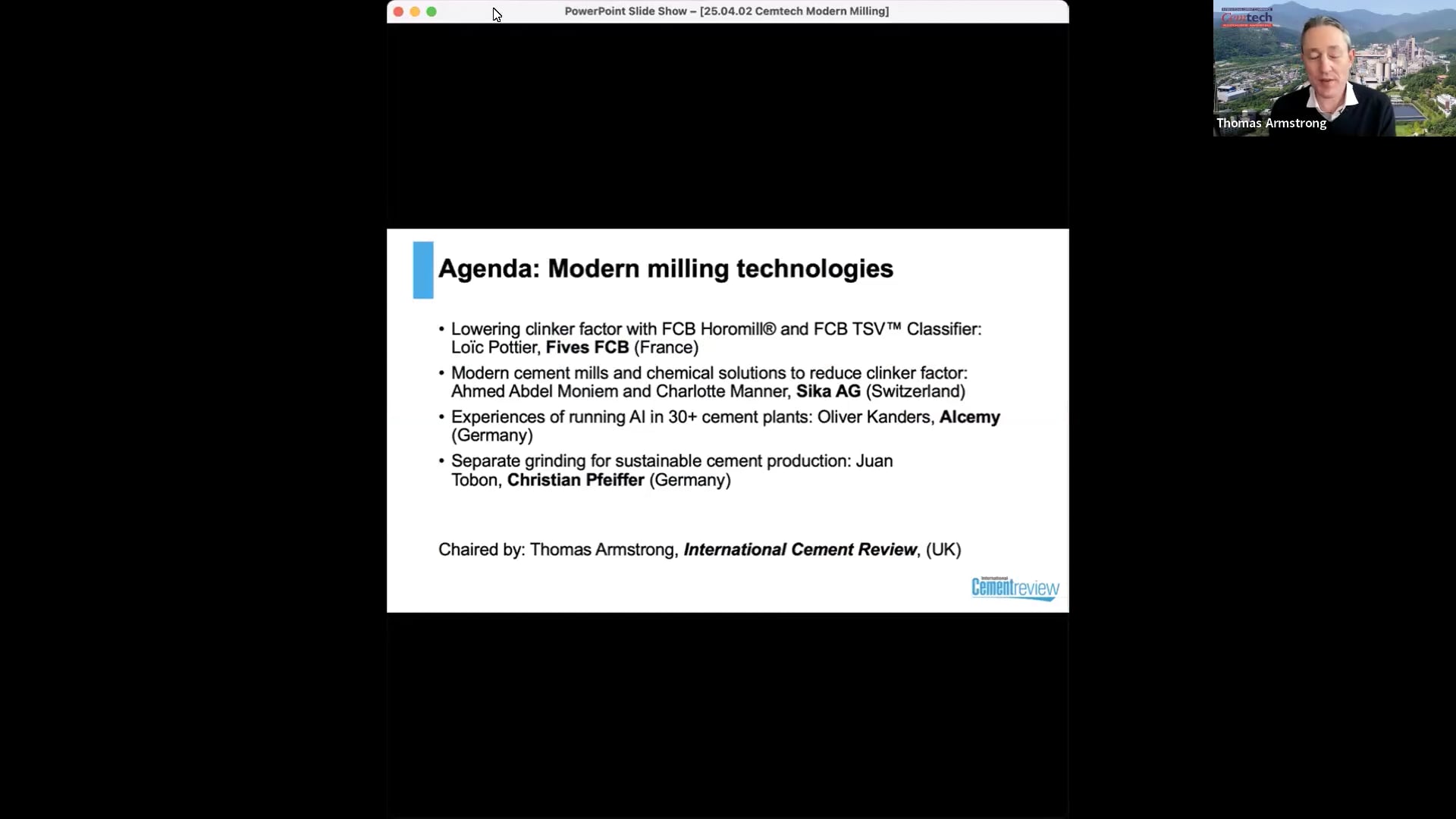 Cemtech Live Webinar: Modern milling technologies for cement plants