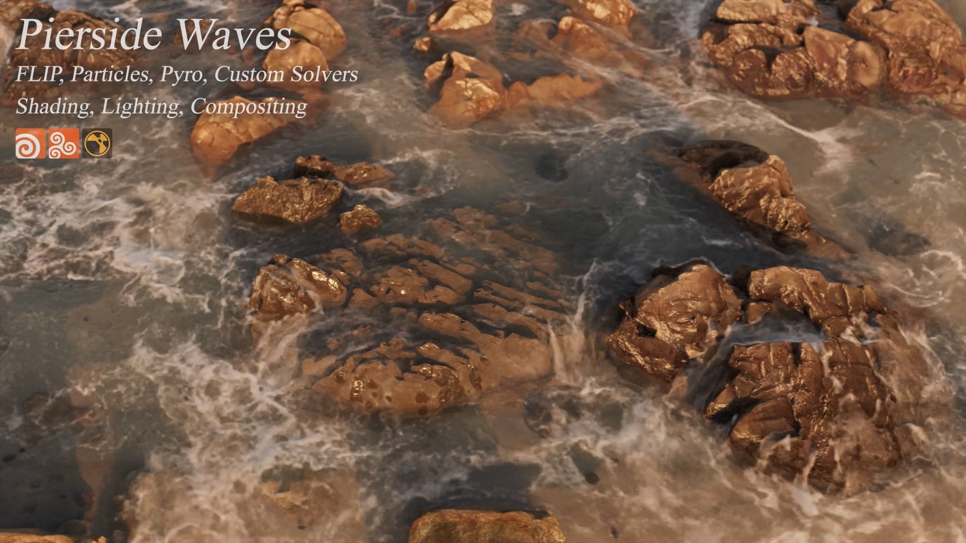 Pierside Waves: A FLIP Study