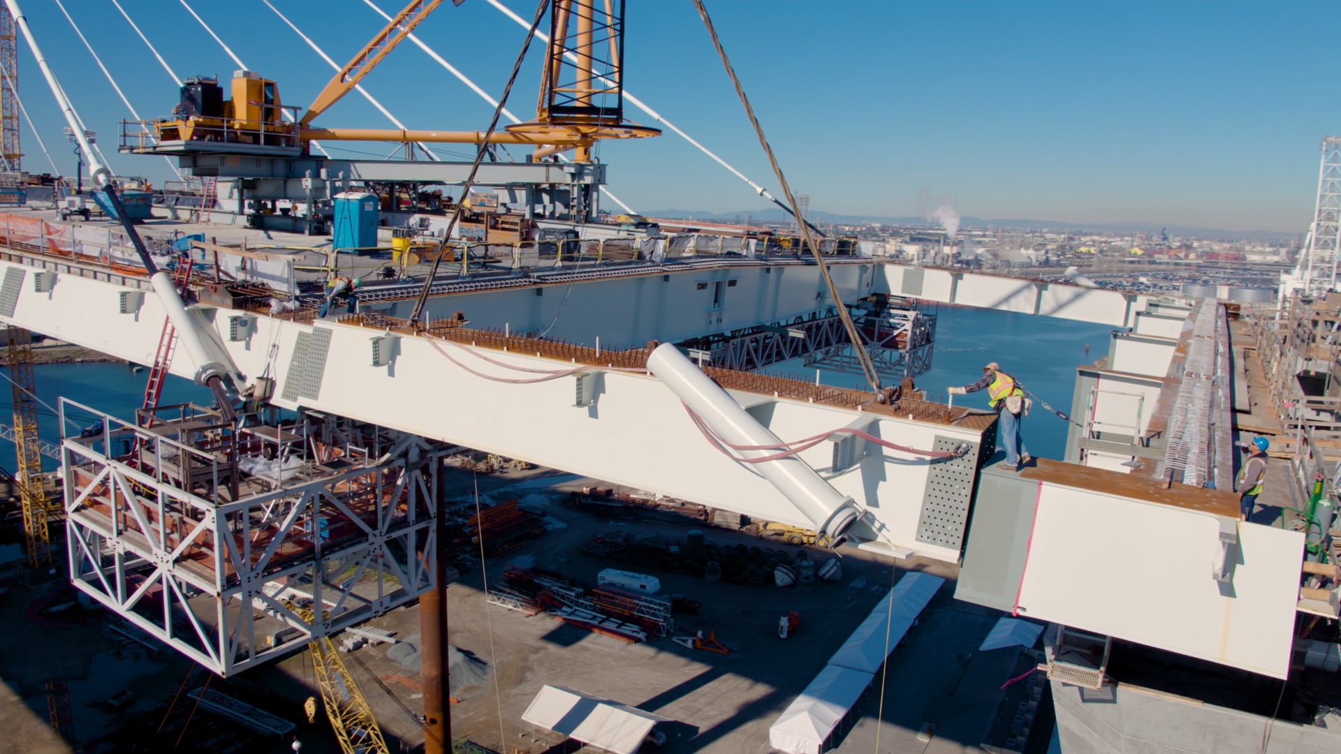 Connecting Main Span to Approaches