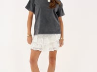 White short skirt with lace | My Jewellery