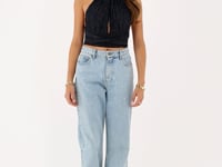 Black multiway top with lurex | My Jewellery