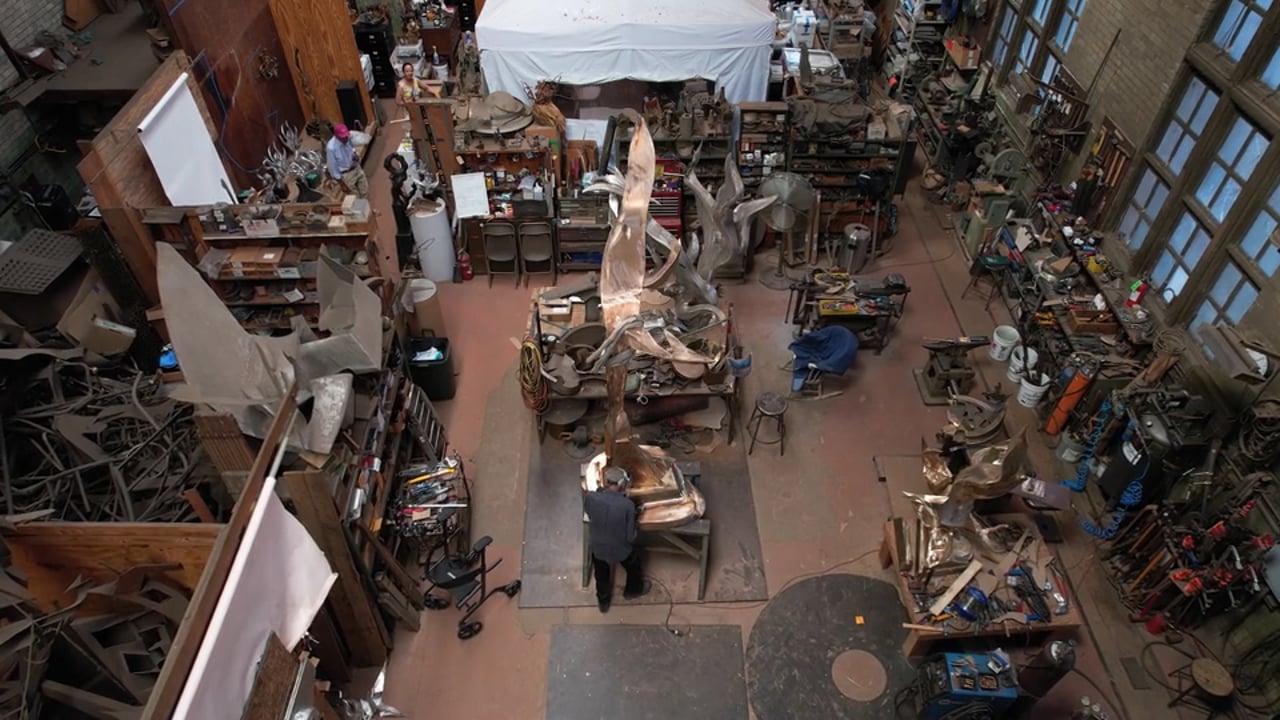 Richard Hunt Studio, Chicago, 2023