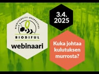 Webinaari: Kuka johtaa kulutuksen murrosta ja kenellä on valtaa vaikuttaa?