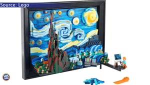 It's A Van Gogh Panting Made of Lego?!