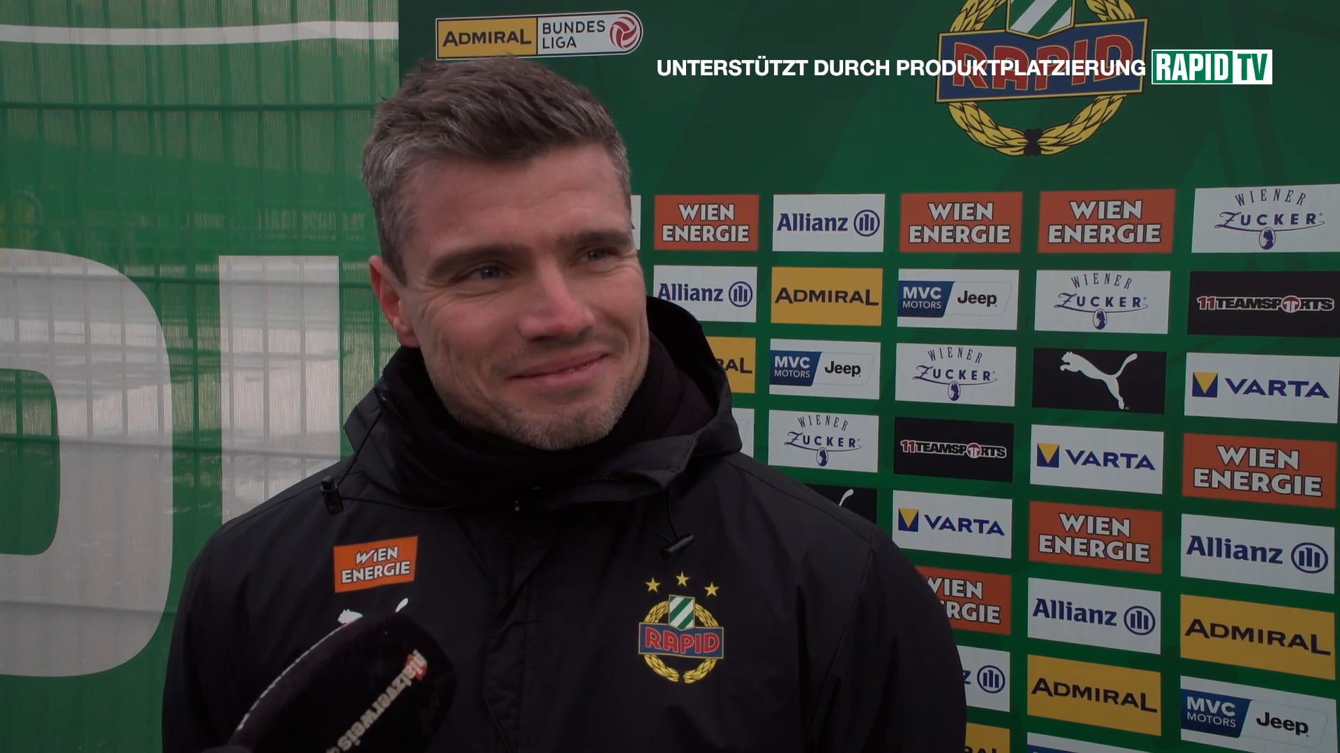 Trainer Robert Klauss zum Trainingsstart