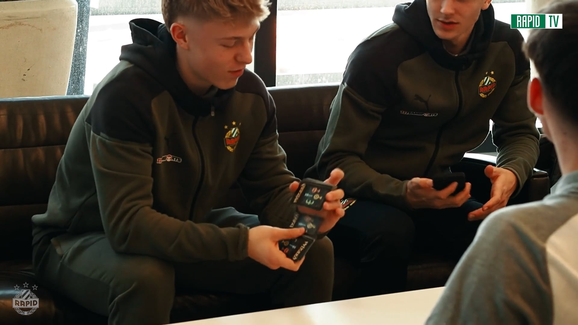 SK Rapid II: Ankunft im Wintertrainingslager