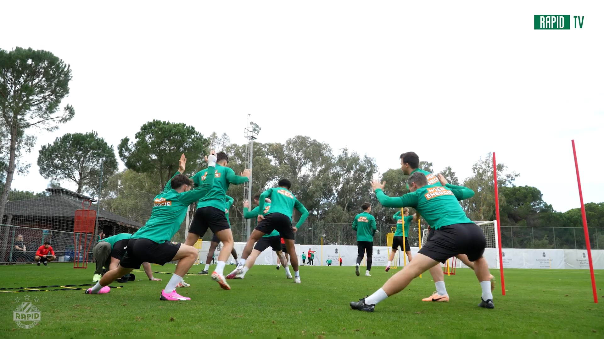Die ersten Trainingseinheiten in Belek 2024