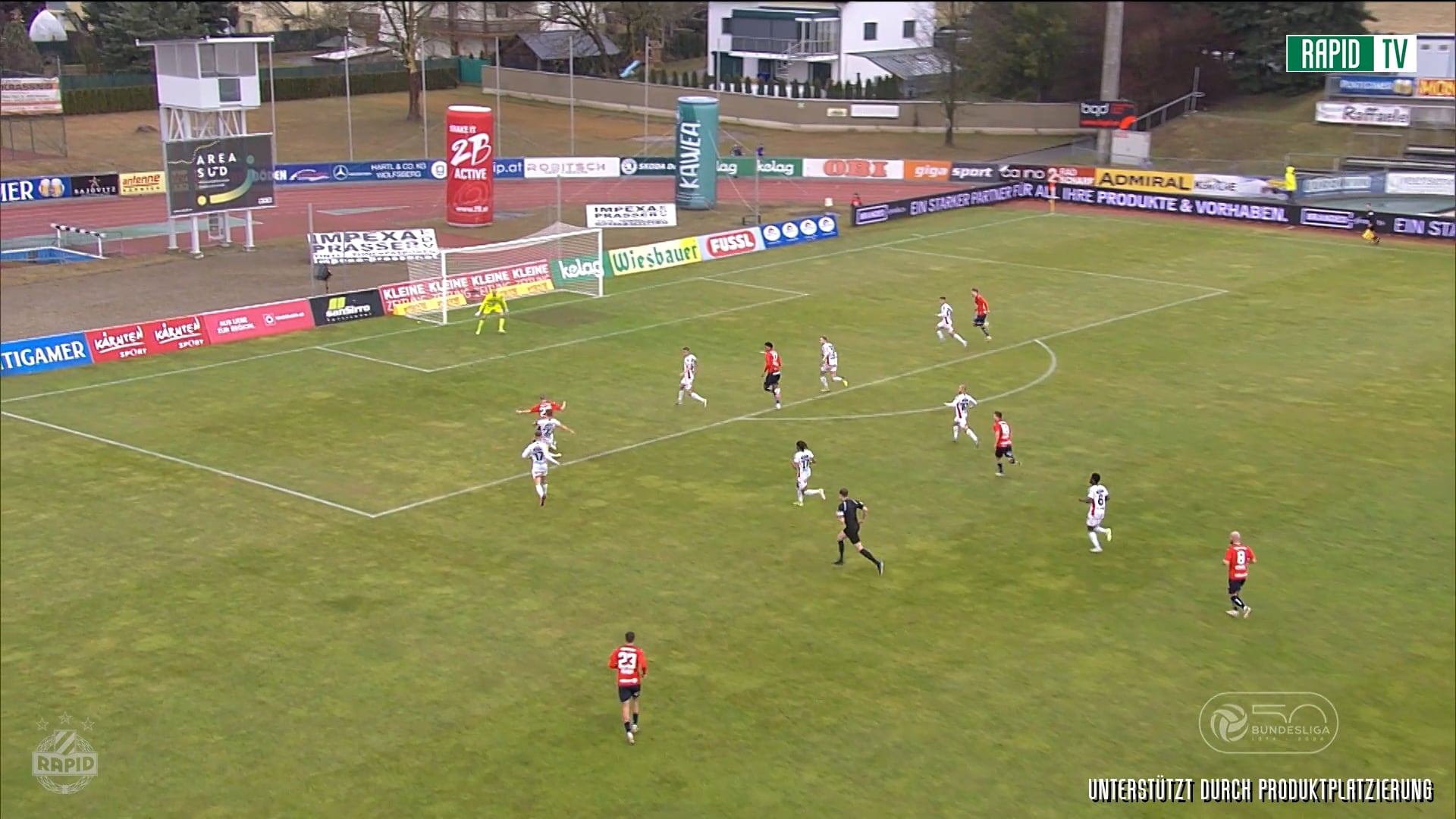 Grün-Weiße Torparade: Wolfsberger AC - SK Rapid