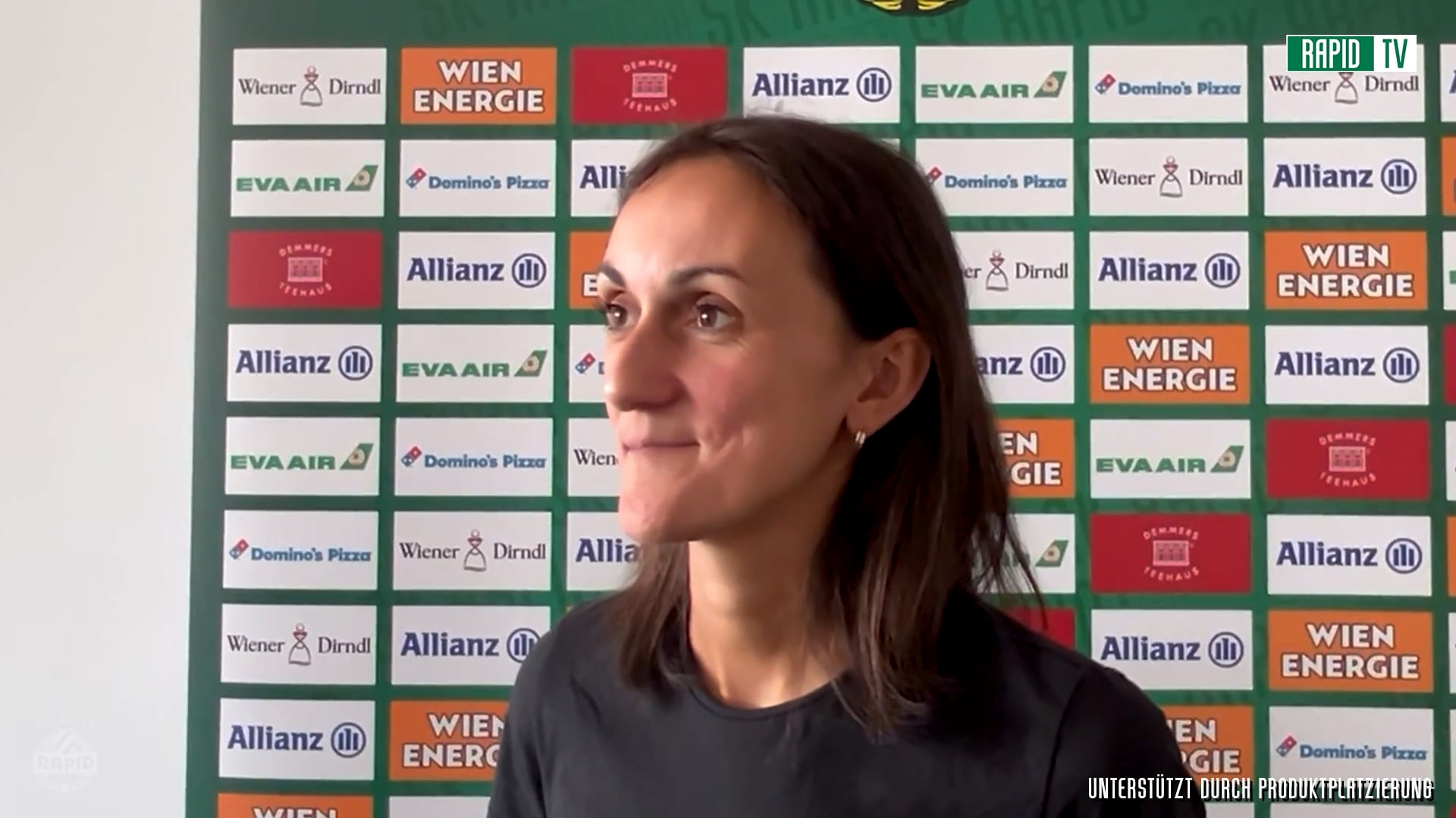 Katja Gürtler vor dem Pflichtspielauftakt der SK Rapid Frauen