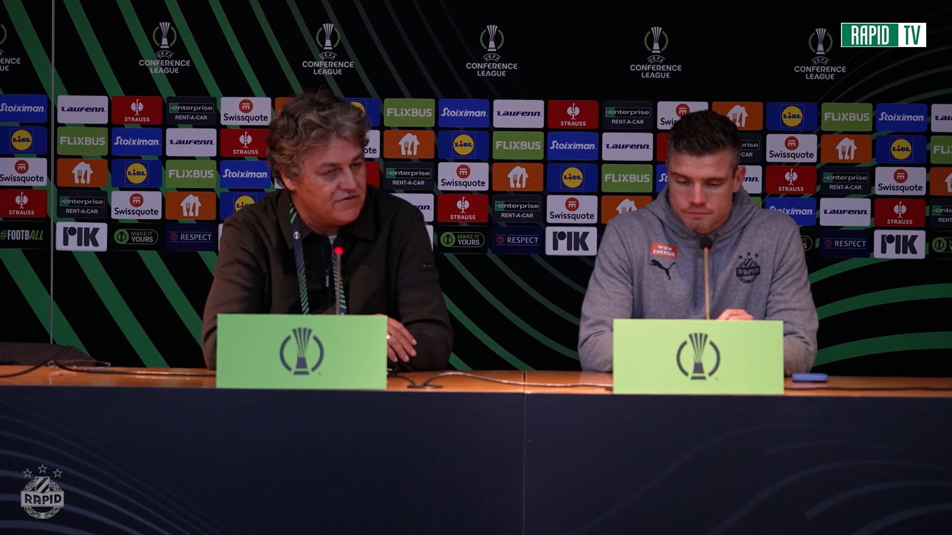 Pressekonferenz nach dem Spiel gegen Omonia Nikosia