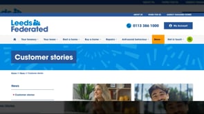 New news and customer story page designs