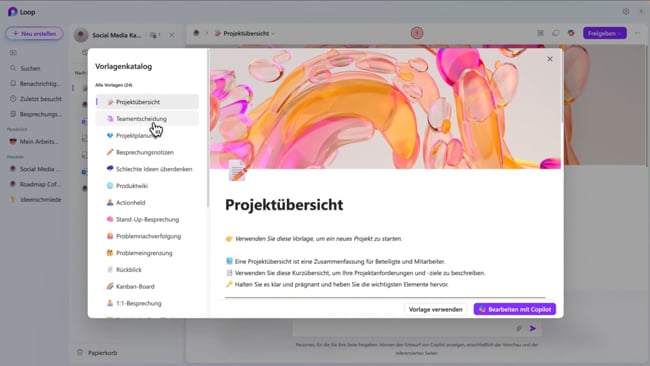 12.5 Loop Seiten anpassen