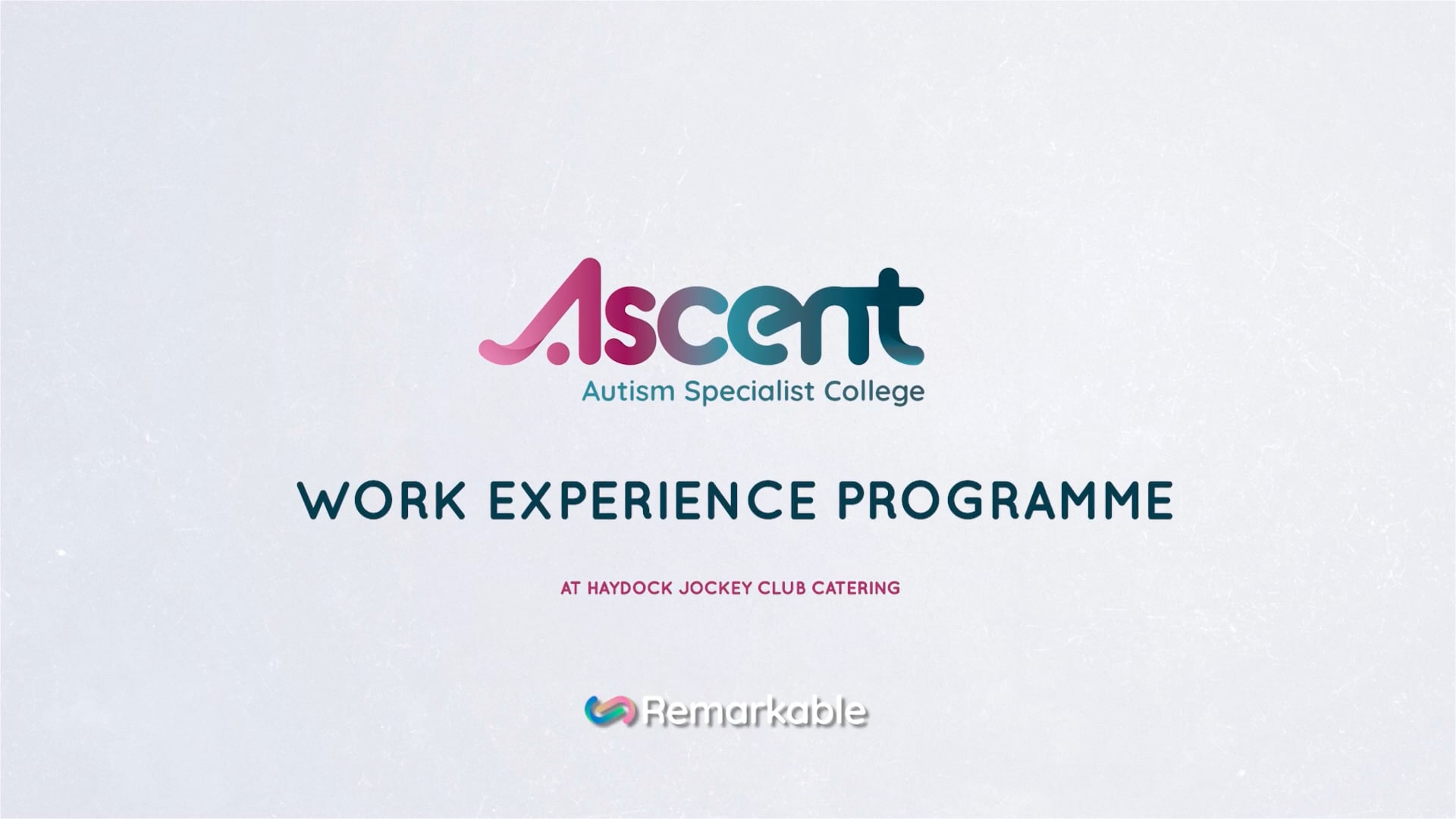 Work Experience Programme by ASCENT Autism Specialist College, Jockey Club