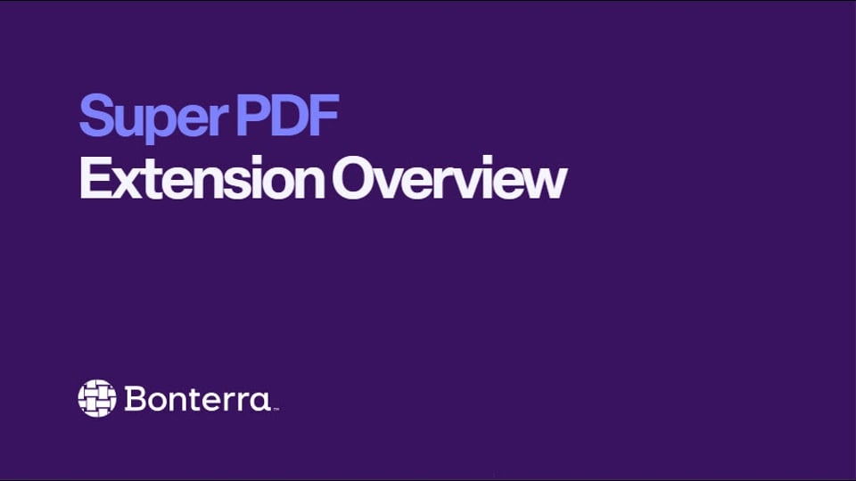 Super PDF Extension