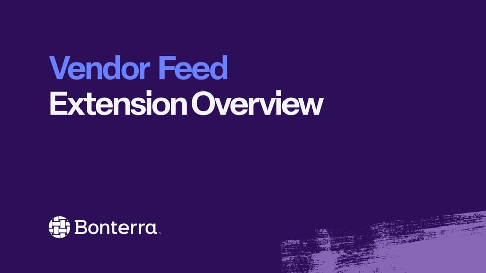 Vendor Feed Extension