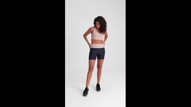 Short de Compressão com Multibolsos Total Emana Cappuccino e Espresso