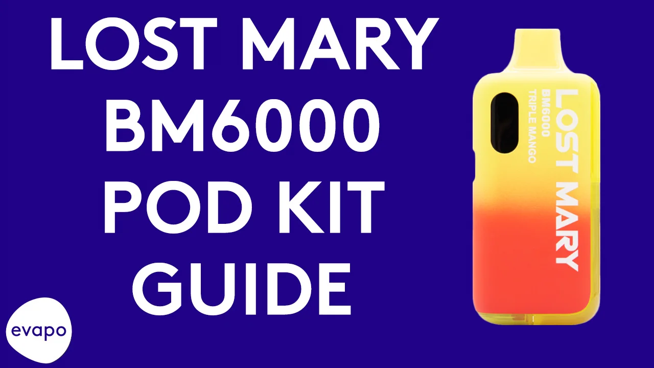 change lost mary bm6000 pod Lost Mary BM6000 pod vape kit guide