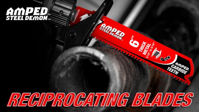 Diablo Steel Demon AMPED Recip Blades