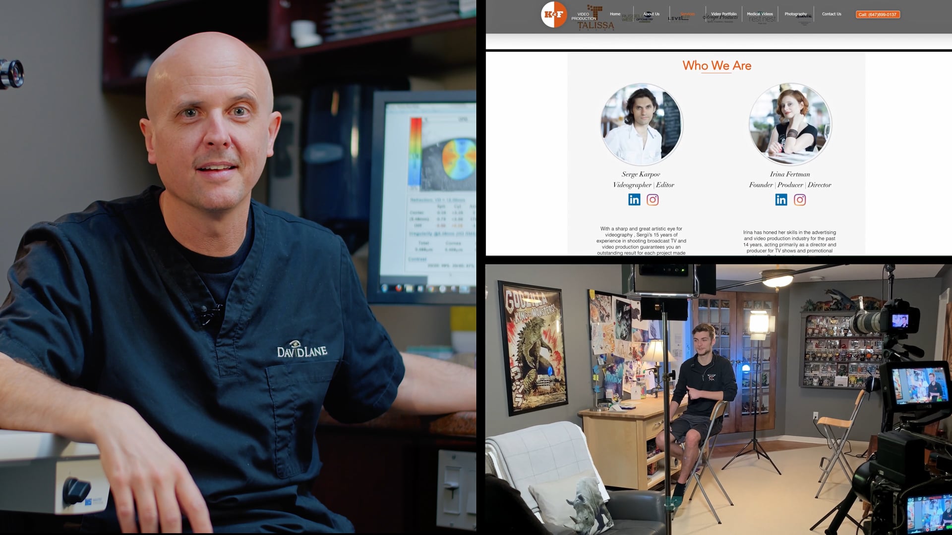 K&F Video Production | Client Testimonial | Dr. David Lane, Lasik Cataract Centre, Lindsay Ontario