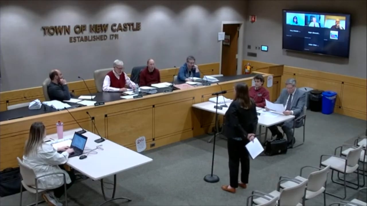 Town of New Castle Planning Board Meeting 4/1/25
