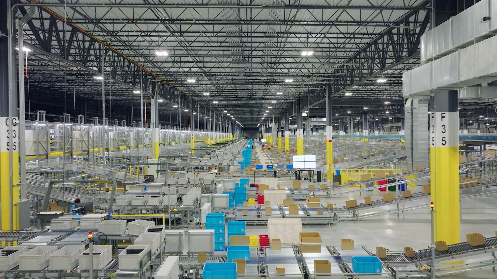 B-roll: Walmart Next Generation Fulfillment Center