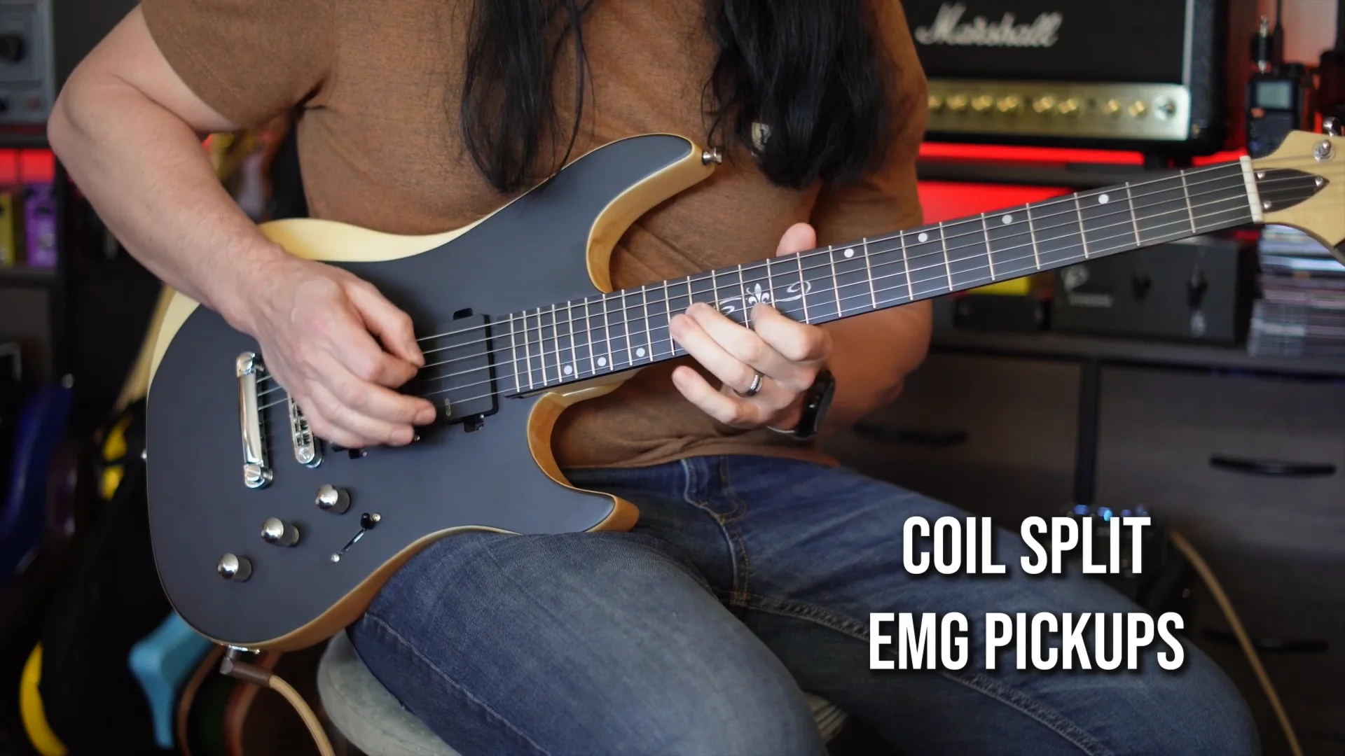 bootlegger guitar ギター ヘッドレスギター emg