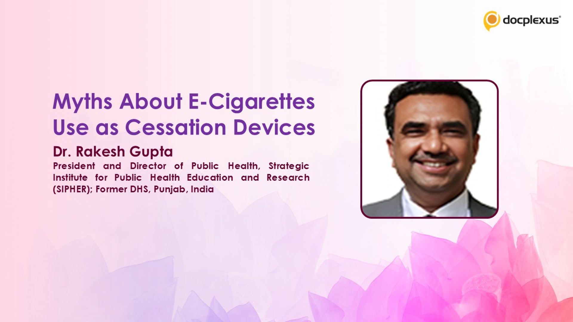 Myths About E-Cigarettes Use as Cessation Devices