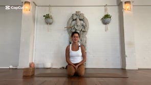 Vinyasa working towards grasshopper and flying pigeon