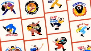 Animated Dance Stickers Art Set, a Person Illustration by Brickclay (Thumbnail 5 of 5)