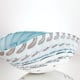 BOCA White and acquamarine glass centerpiece video