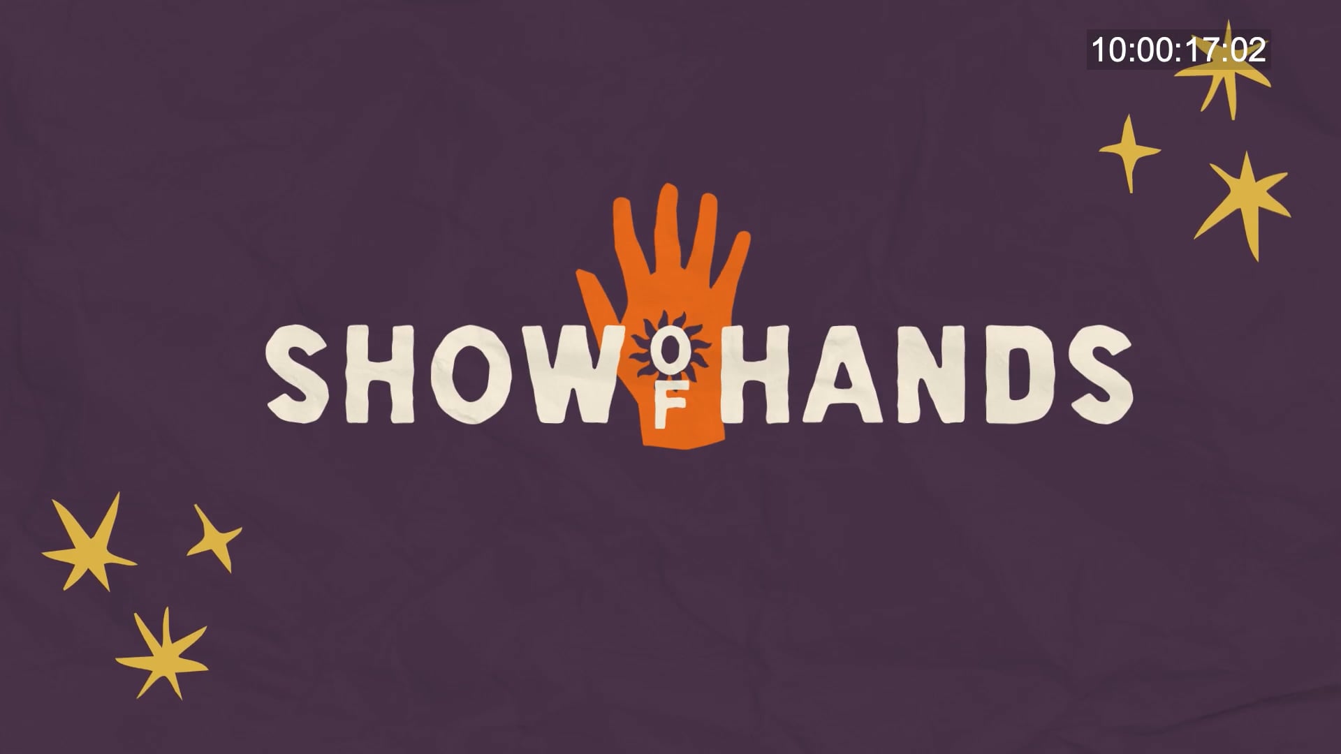 'Show of Hands' Kick Starter