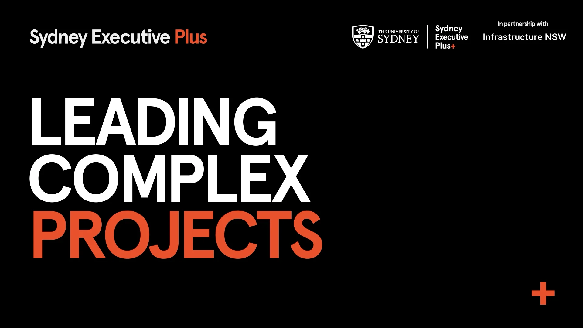 Introducing the Leading Complex Projects sprint