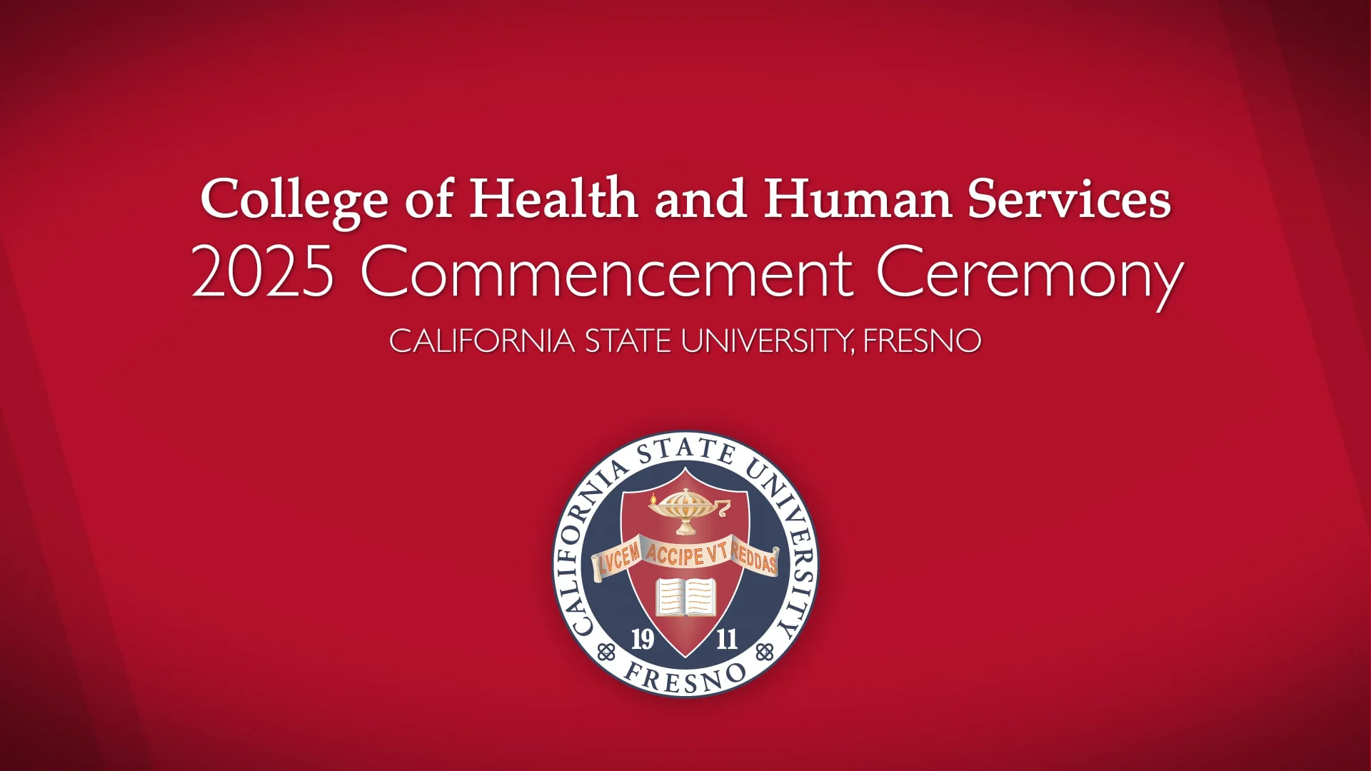 2025 College of Health and Human Services Commencement Ceremony
