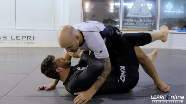 Half Guard Escape to Mount or Side Control Continuation