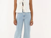 Beige gilet with bows | My Jewellery
