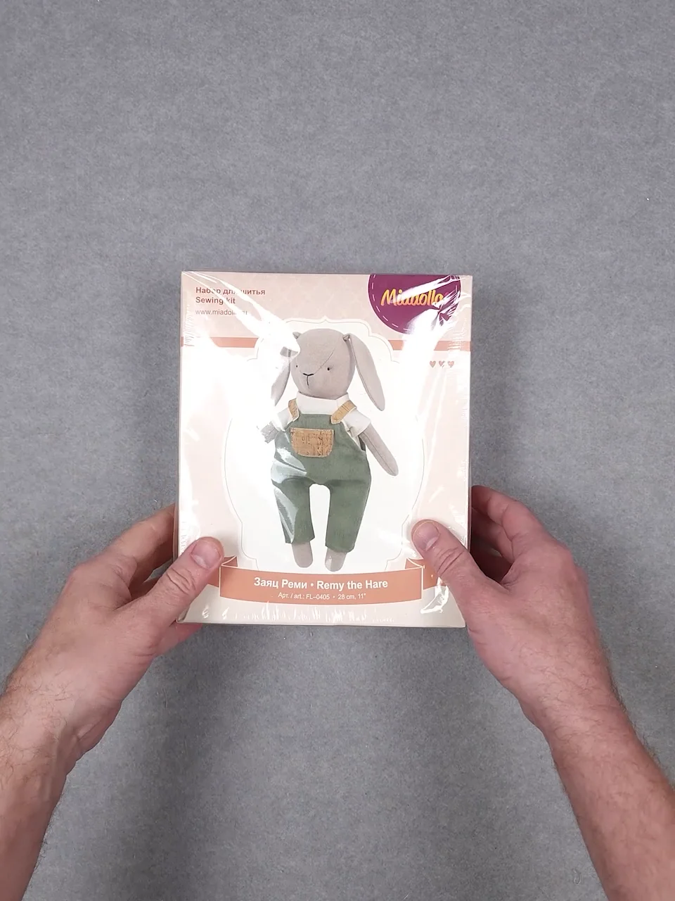 Заяц Реми | Миадолла - наборы для шитья игрушек