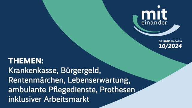 Miteinander – das TV-Magazin des VdK I Ausgabe Oktober 2024