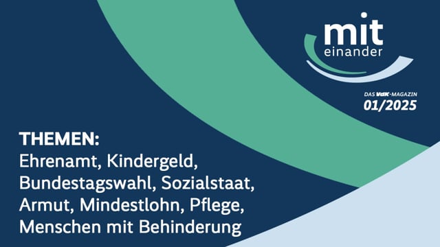 Miteinander – das TV-Magazin des VdK I Ausgabe Januar 2025